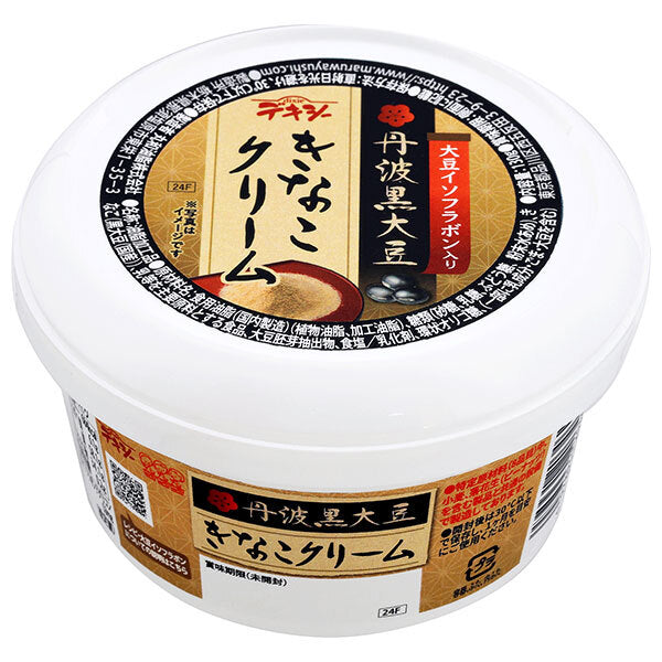 Maruwa Yushi Dixie Tamba black soybean kinako cream 130g x 12 pieces [shipped in Japan]