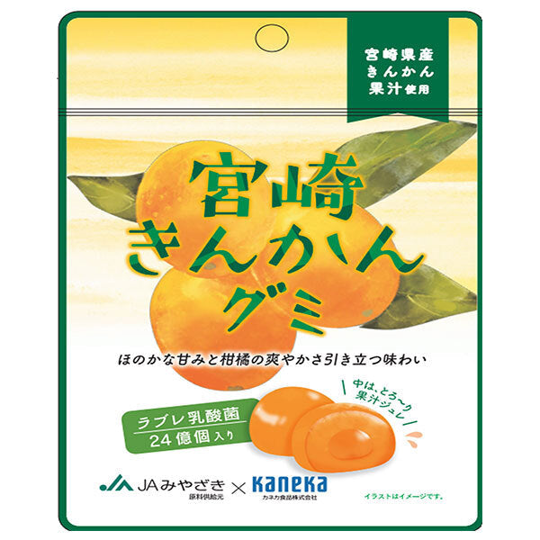 Kaneka Foods Miyazaki Kinkan Gummy with Labre Lactic Acid Bacteria 40g x 10 bags [Shipped in Japan]