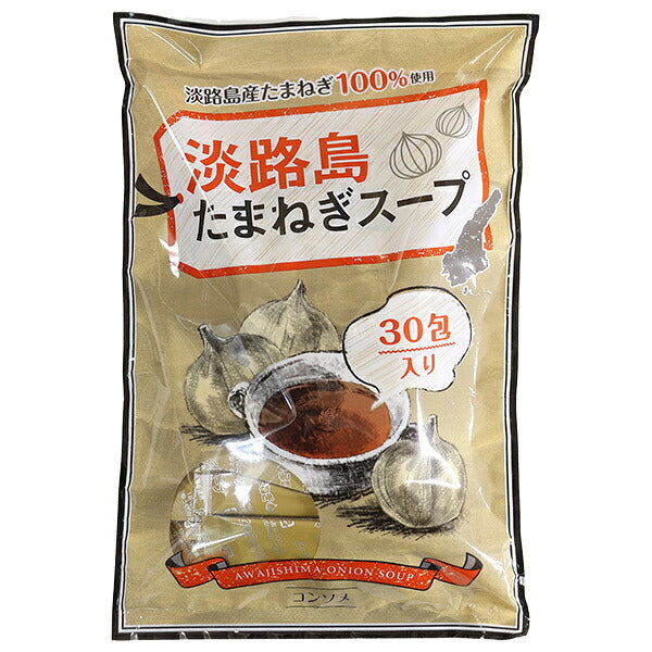 Tasty Awaji Island Onion Soup - Rich Instant Soup, 180 g (6 g x 30 Sachets) x 1 Bag [Ships from Japan]