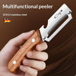 Stainless Steel Vegetable Peeler with Wood Handle, Kitchen Peeler Canada