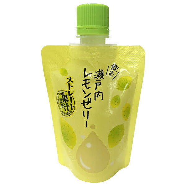 丸松 飲む瀬戸内レモンゼリー 140g×24個入【日本出荷】