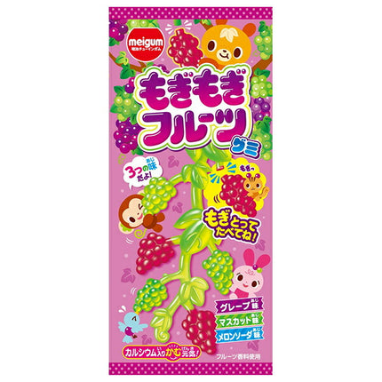 Meiji Chewing Gum Mogimogi Fruit Gummy 21g x 12 bags [Shipped in Japan]