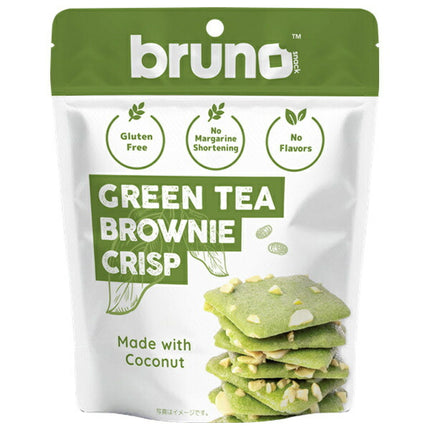Bruno Snack Crispy Green Tea Brownie 60g x 12 pieces [Shipped in Japan]