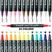 Acrylic Marker Pen Double-headed Stackable Water-based Paint Brush Paint Marker and Highlighter