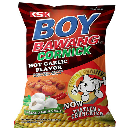 Imai BOYBAWANG Fried Corn - Hot Garlic 90g x 20 Packs [Ships from Japan]