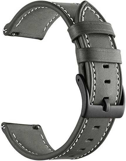 Leather Watch Strap for Amazfit GTR3 Pro / GT3 Pro — 20mm & 22mm Universal Fit