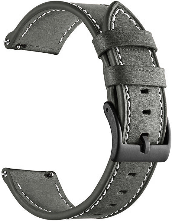 Leather Watch Strap for Amazfit GTR3 Pro / GT3 Pro — 20mm & 22mm Universal Fit