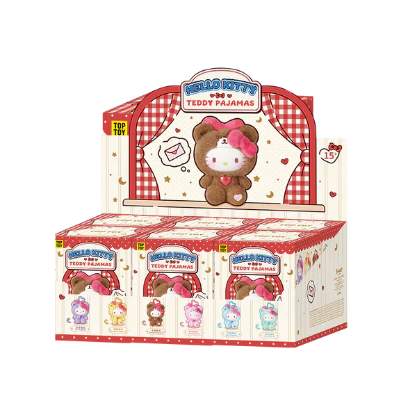 Sanrio Hello Kitty Teddy Pajamas (1 Random Box)