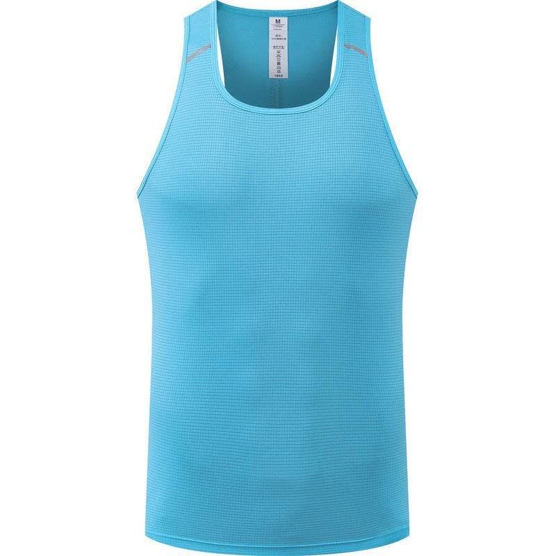 Sleeveless Quick Drying Marathon Sports Workout Gym Tank Top for Men