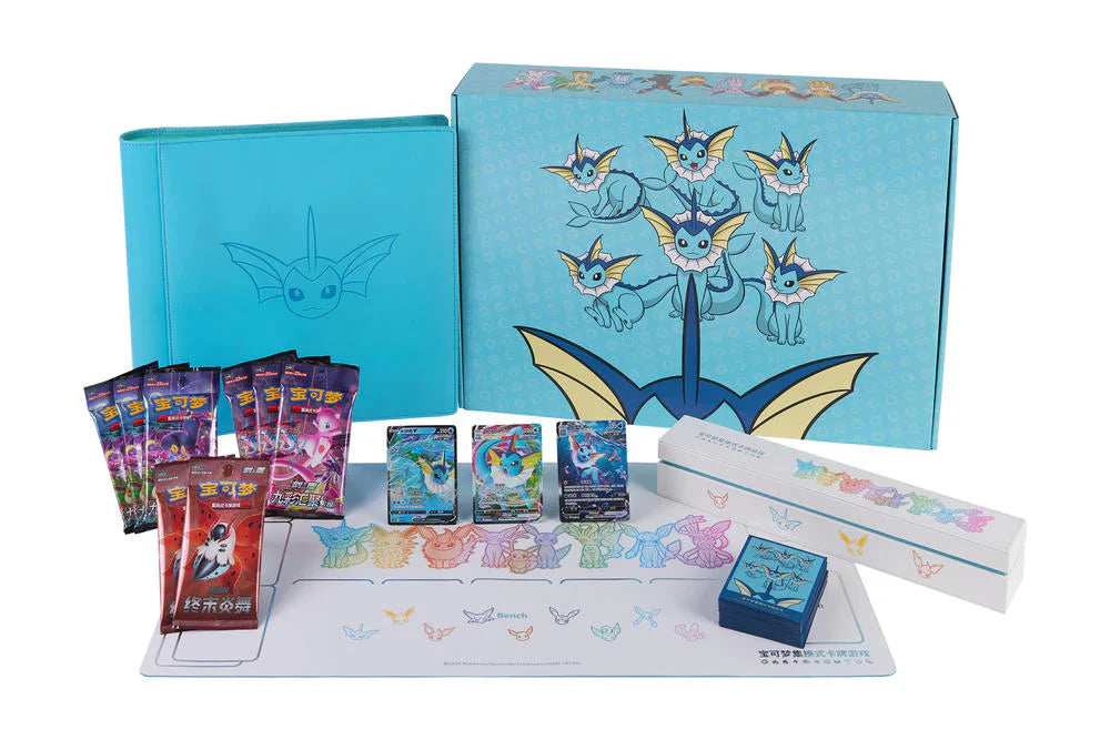 Pokémon TCG Simplified Chinese - Eevee GX Vaporeon Gift Box