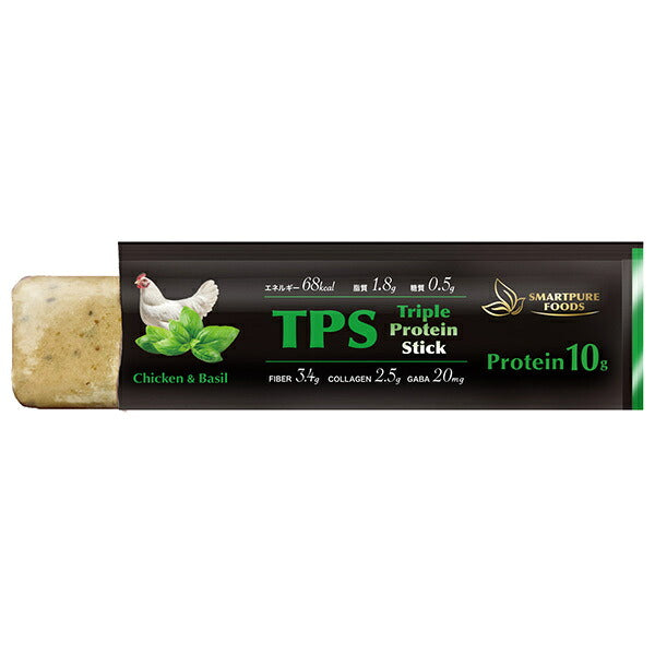 Libard Corporation Triple Protein Stick - Chicken & Basil, 40 g x 16 Bags [Ships from Japan]
