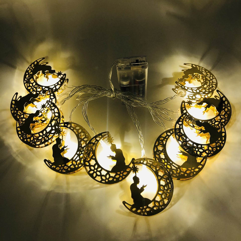 Ramadan Decoration For Diwali Festival Of Eurban Eid Mubarak String Light