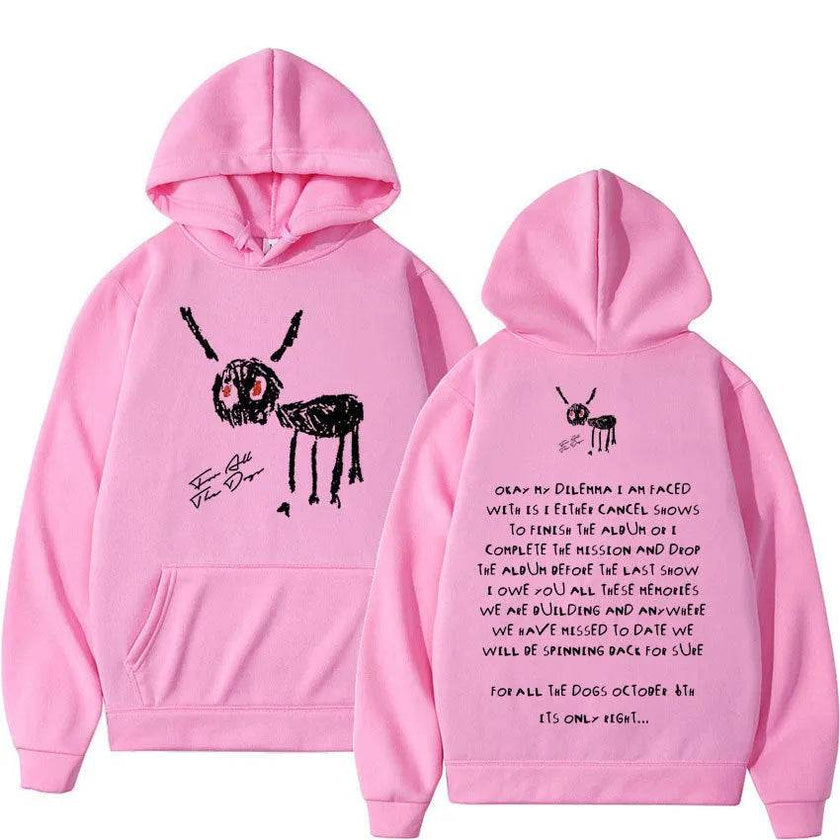 Rapper Drake For All The Dogs Letter Unisex Hoodie Sweatshirt