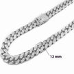 Zinc Alloy Wide Hip Hop Cuban Link Chain Necklace