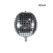 Silver Laser Disco Foil Balloons – Party Decoration Set