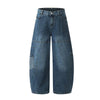 American Style Vintage Stripe Pocket Stitching Machete Baggy Jeans Pant For Men And Women