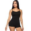 Women's One piece Athleisure wear Sleeveless Suspender Workout Yoga Short Jumpsuit