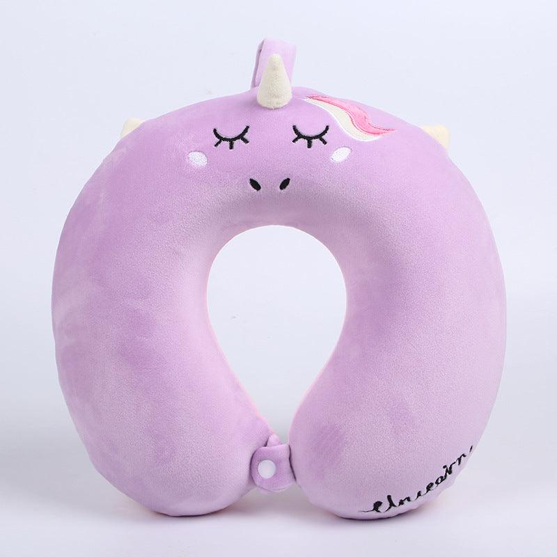 U-Shaped Memory Foam Travel Neck Pillow – Slow Rebound Car & Nap Pillow in 5 Colours