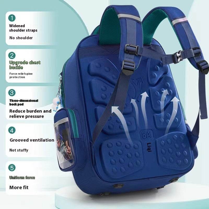 Spine Support Student Book bag Backpack for School