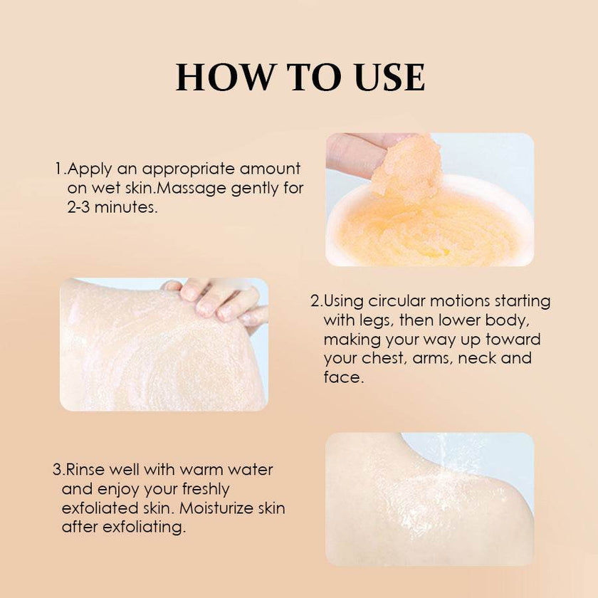 Skin Brightening and Exfoliating Turmeric Vitamin C Body Scrub