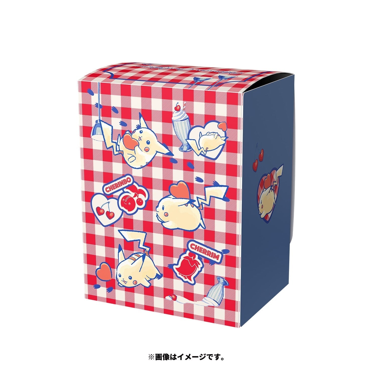 Pokémon Center Japan Official: Pikachu & Heart Blue Deck Box