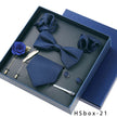 8-Piece Men's Formal Wear Gift Box Set – Bow Tie, Pocket Square, Cufflinks & Tie Clip | Canada & USA