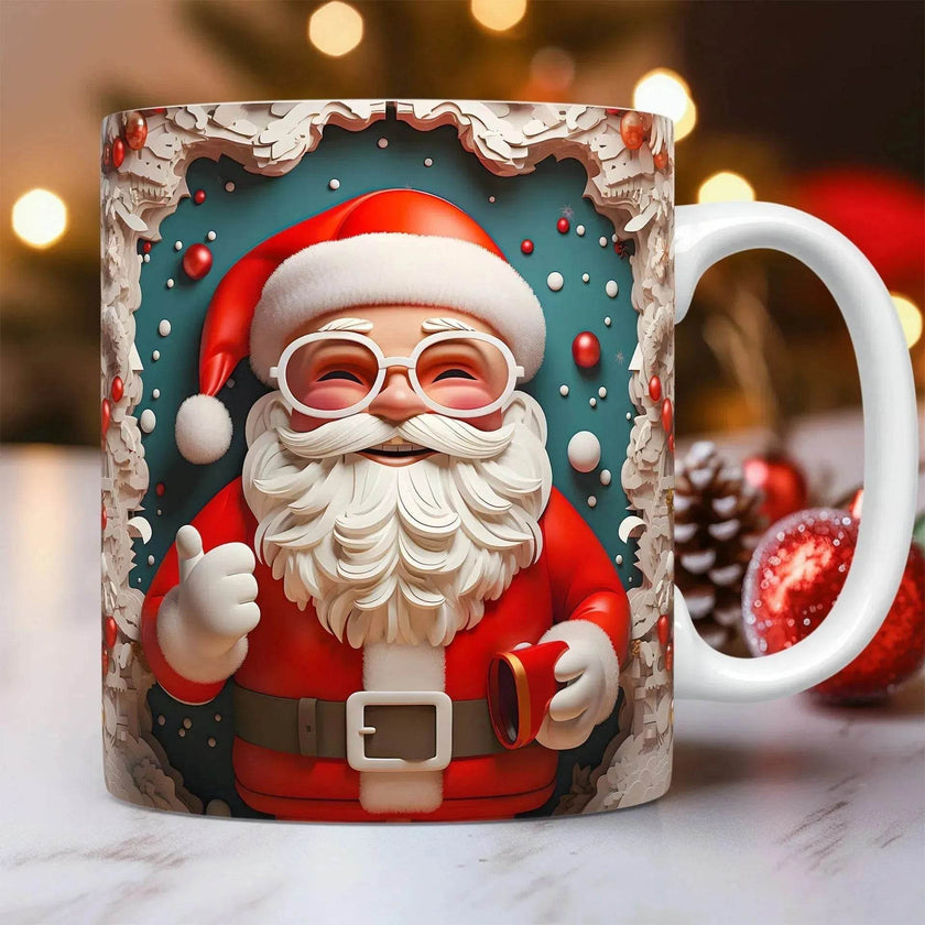 Creative 3D Christmas Ceramics Mug Christmas gift