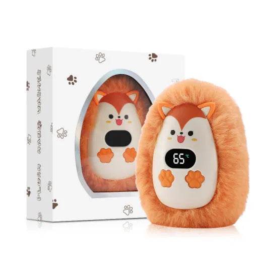 Winter Portable USB Rechargeable Outdoor Smart Fluffy Hand Warmer Hand muff