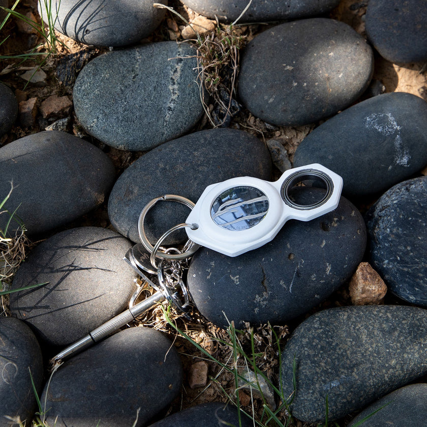AirTag Keychain Case in Alloy Metal