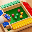 Children Dice Game,2-4 Player Family Wooden Board Table Math Games For Adults And Kids.