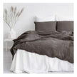 Pure Linen Washed Fabric Duvet Cover and Bed Sheet Set