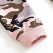 Two piece for girls Long Sleeve Sweater Camouflage Trousers Suit for girls