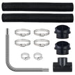 VEVOR Diesel Heater Glow Plug Kit, Ceramic Glow Plug Repair Kit with Removal Fitting Tool, Diesel Heater Rebuild Kit for 2KW/5KW/8KW Air Diesel Parking Heater Replacement