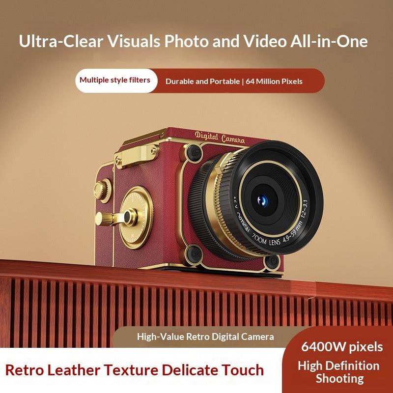 Flip-Screen Compact Digital Camera, 64MP Entry-Level Point and Shoot