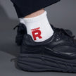 Team Rocket (Japanese) Mid-Length Socks White