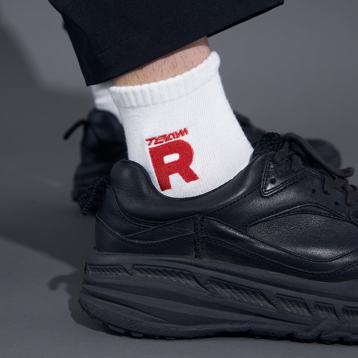 Team Rocket (Japanese) Mid-Length Socks White