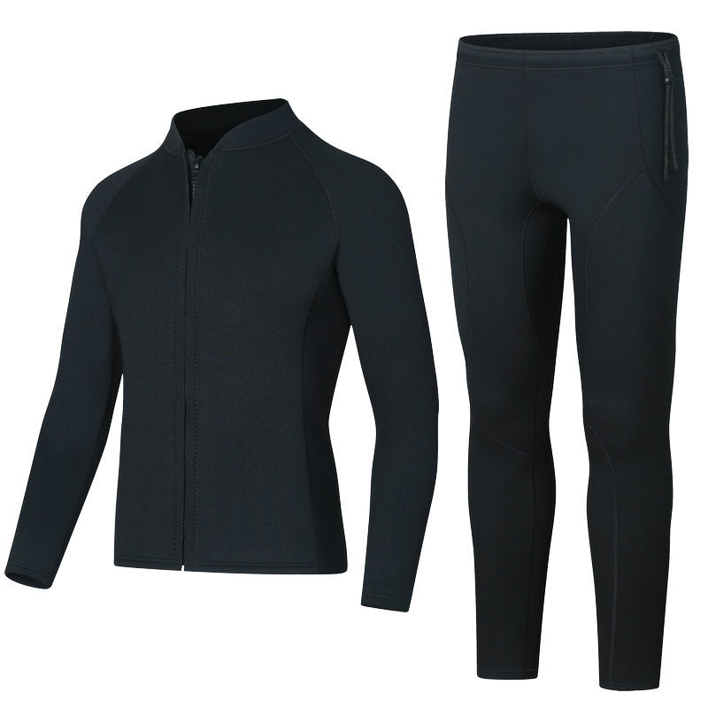 3mm Split Wetsuit | Long Sleeve Snorkeling Diving Suit Unisex Canada | S-XXXL