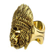 Portable Multifunctional Gothic Gold Ring Cigar Holder