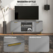 Collins Modern TV Stand for up to 55 Inch TVs-Grey