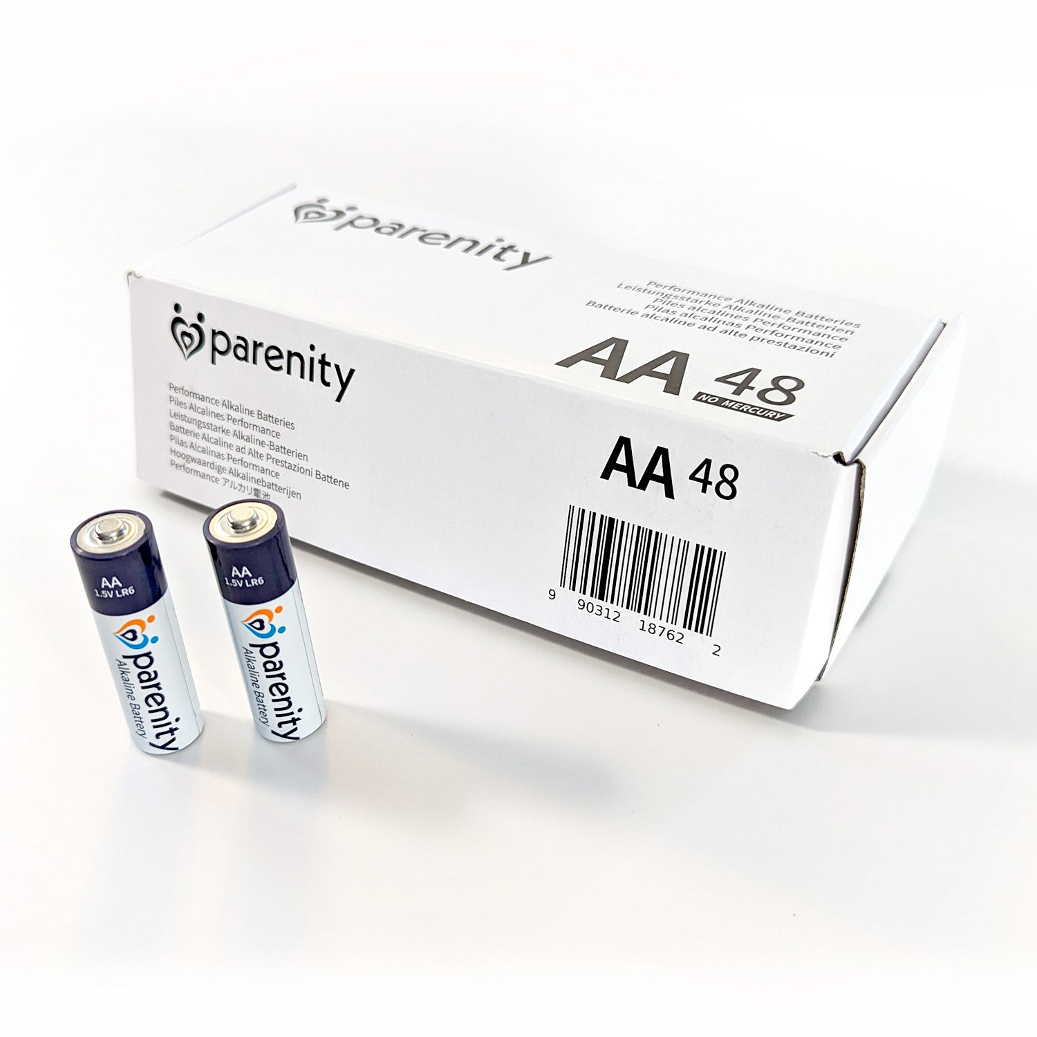 Parenity 48 Pack AA High-Performance Alkaline Batteries