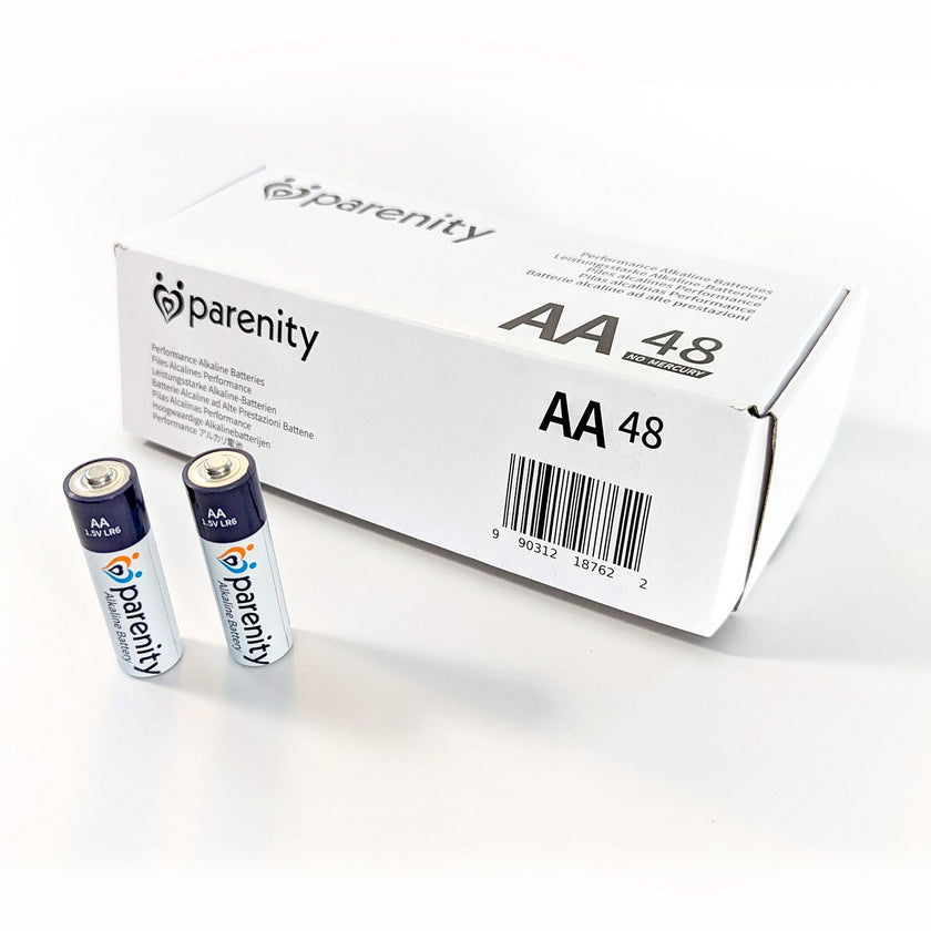 Parenity 48 Pack AA High-Performance Alkaline Batteries