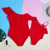 Family Matching Swimsuit Set – Parent-Child Swimwear for Mom, Dad, Girls, Boys & Baby