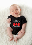 Proud Canadian Baby Bodysuit or Toddler T-Shirt