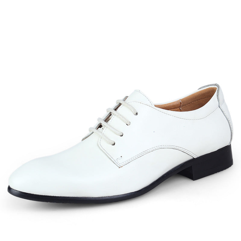 Men's Genuine Leather Business Dress Shoes | Pointed Toe, Height-Enhancing | Sizes 35–50 | Canada USA