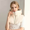 Warm Goose Down Match With Coat Hooded Men And Women Neck gaiter