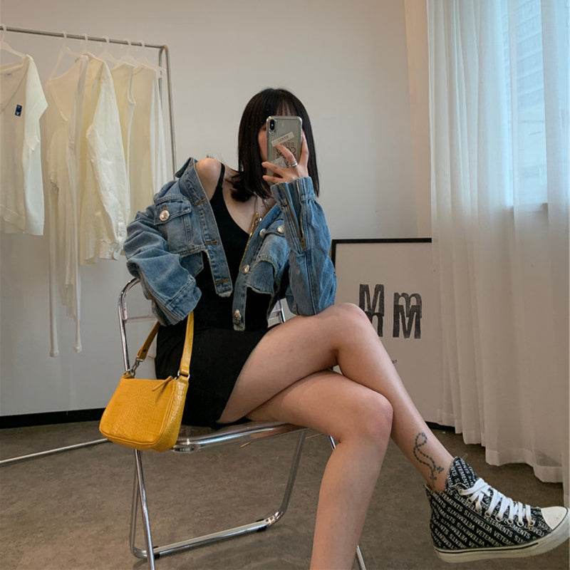 Jacket for Women – Stylish Acrylic Fiber Blue Design