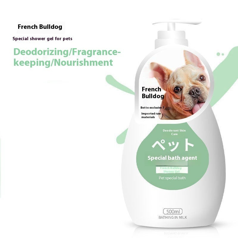 Pet Shower Gel & Shampoo – Breed-Specific Formula for Dogs & Cats | Deodorizing Bath Wash