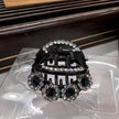 Rhinestone Flower Hair Clip – Korean Style Barrette