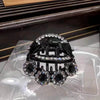 Rhinestone Flower Hair Clip – Korean Style Barrette
