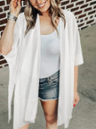 Spring Summer Printed Sun Protection Beach Kimono Cardigan Blouse top Women